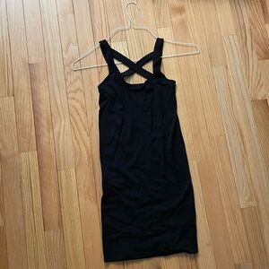 Intimately Black Cross Tank Top Size XS